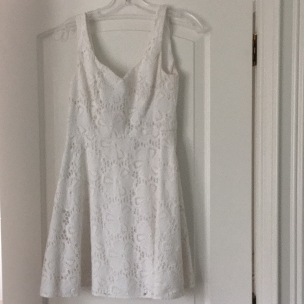 Lilly Pulitzer white eyelet dress size 0